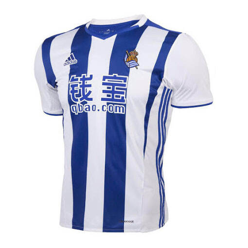 Real Sociedad Home 201617 Soccer Jersey Shirt - Official Replica 25062