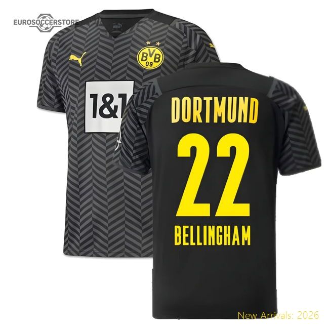 2021-2022 Borussia Dortmund Away Shirt (bellingham 22) - Affordable