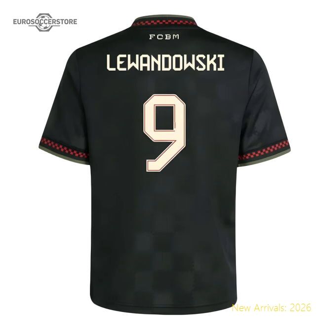2025-2026 Bayern Munich Change Jersey (kids) (lewandowski 9)