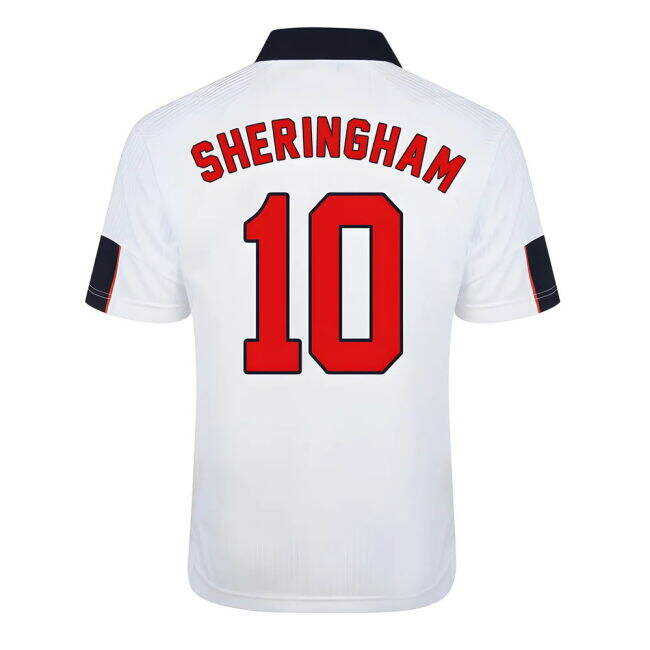 Wholesale Score Draw England World Cup 1998 Home Shirt (Sheringham 10) Beautiful
