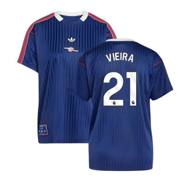 Replica Arsenal Vieira #21 Premium Quality Updated Design Shirt Won...