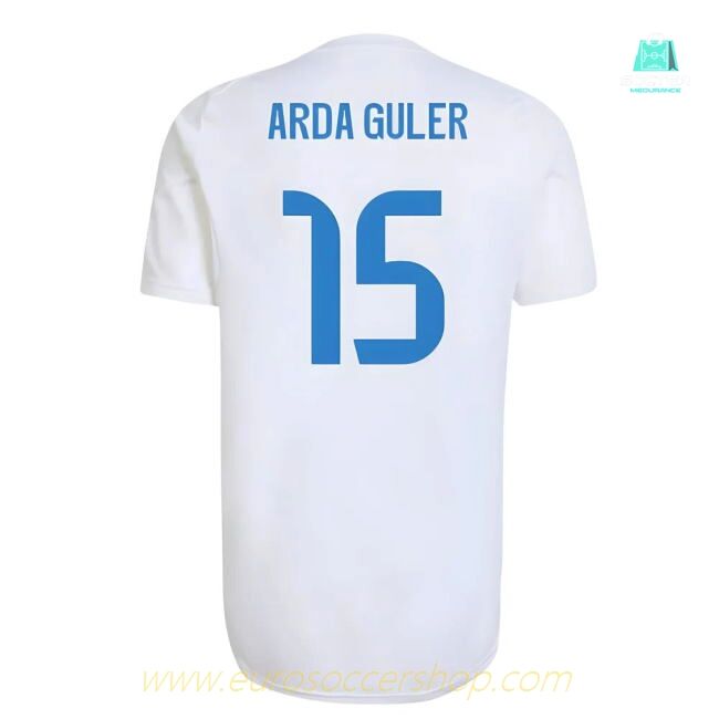 2025-2026 Real Madrid EU Training Jersey (White) (Arda Guler 15)