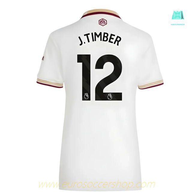 2025-2026 Arsenal Third Shirt (Womens) (J.Timber 12)