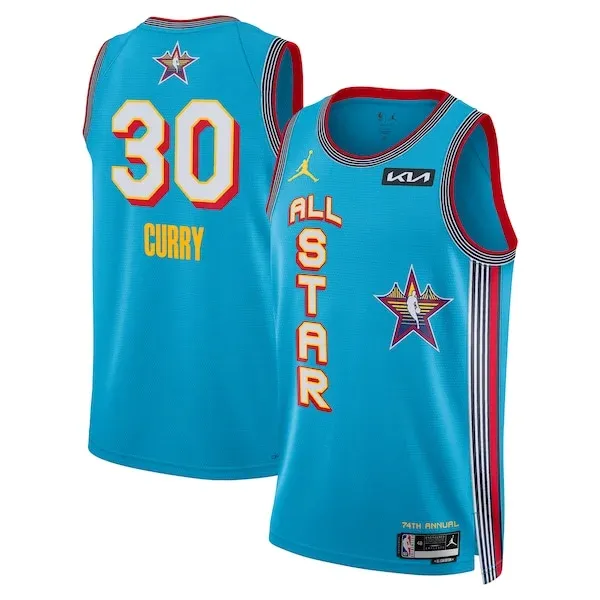 Stephen Curry Jordan Brand Unisex 2025 NBA All-Star Game Swingman Player Jersey - Light Blue
