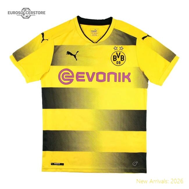 Premium Borussia Dortmund 2017-18 First Jersey (aubameyang 17) (ex