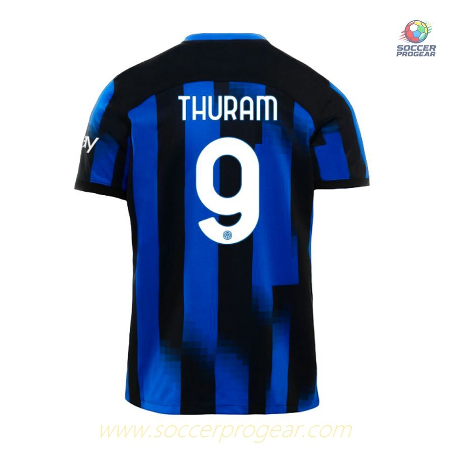 INTER MILAN High Quality HOME CHILDREN'S KIT JERSEY 2023 2024 THURAM