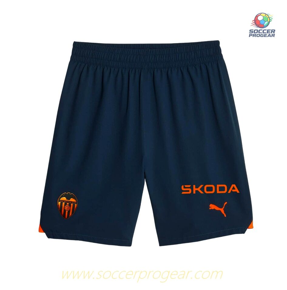 Valencia FC Away Youth Soccer Uniform Team Shirt 2023 2024