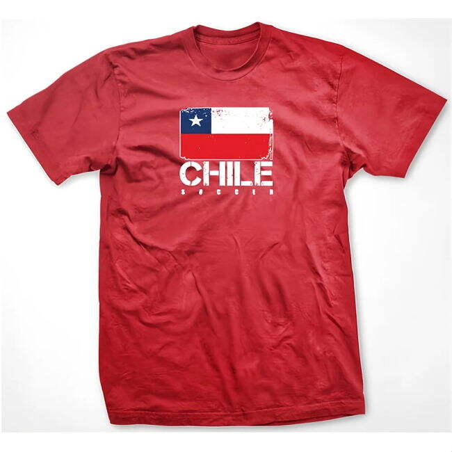 Premium Chile Soccer T-Shirt (Red) Authentic Quality National