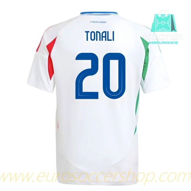 2024-2025 Season Italy Away Kit Youth Version (TONALI 20)