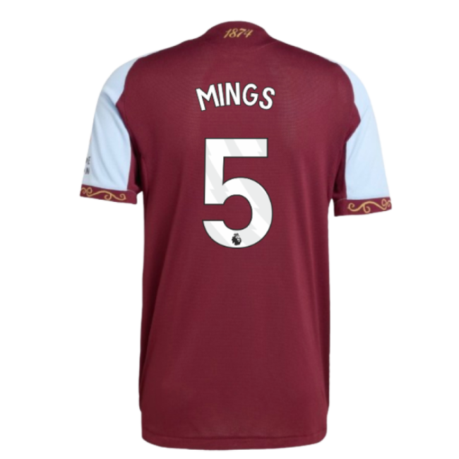 Aston Villa 2025-2026 Home - Authentic Fan Edition - Match Quality