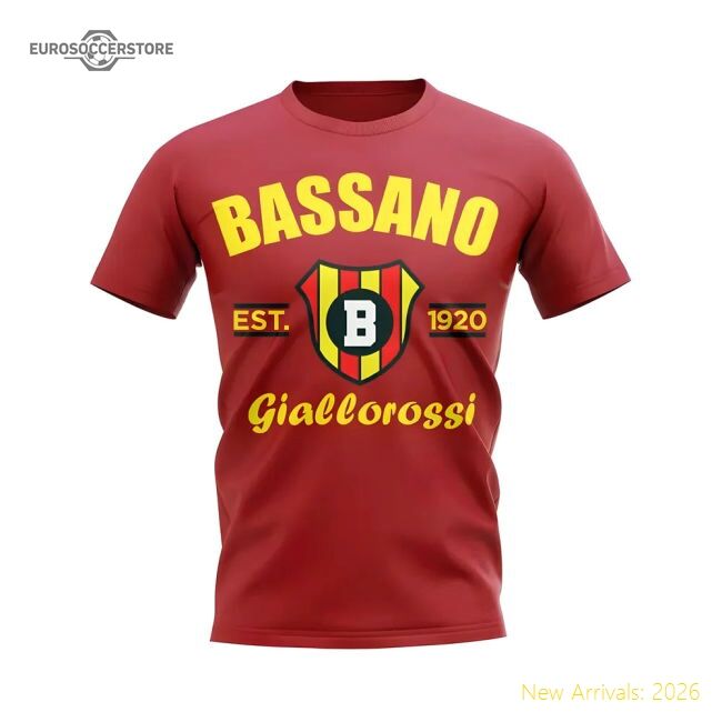 High-quality Bassano Virtus Established Football Supporter Tee (red)