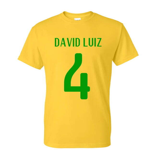 Brazil Football Squad Traditional Home Soccer Jersey (1)