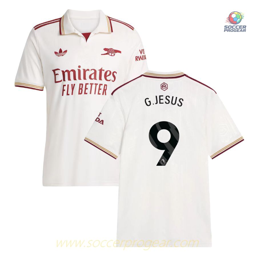 Arsenal Alternate Football Jersey 2025/26 Collection Jesus