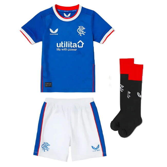 Rangers Fc Match Quality Die-hard Fresh Look Fan Kit - Scotland Football