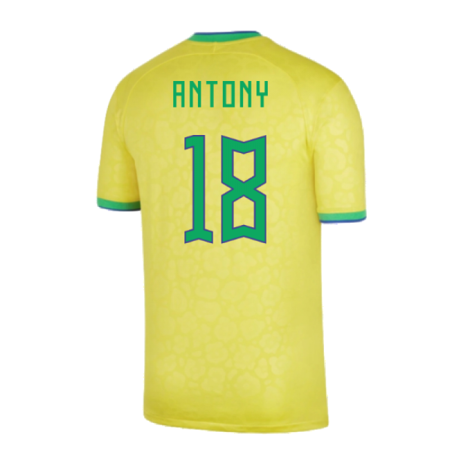 Premium 2022-2023 Brazil Home Shirt (Antony 18) Replica