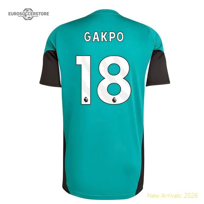 Official 2025-2026 Liverpool Eu Training Jersey (green) (gakpo 18)