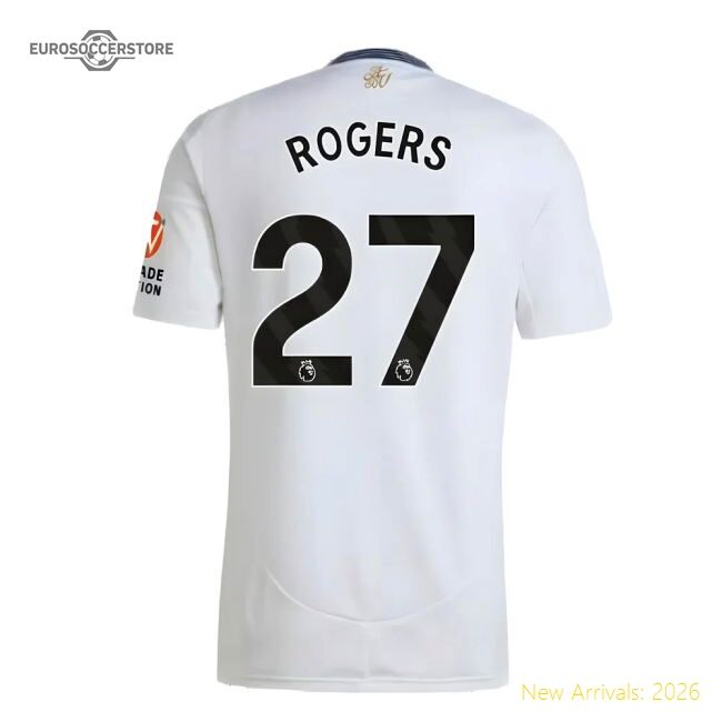 Official 2024-2025 Aston Villa Away Shirt (rogers 27) - Premium
