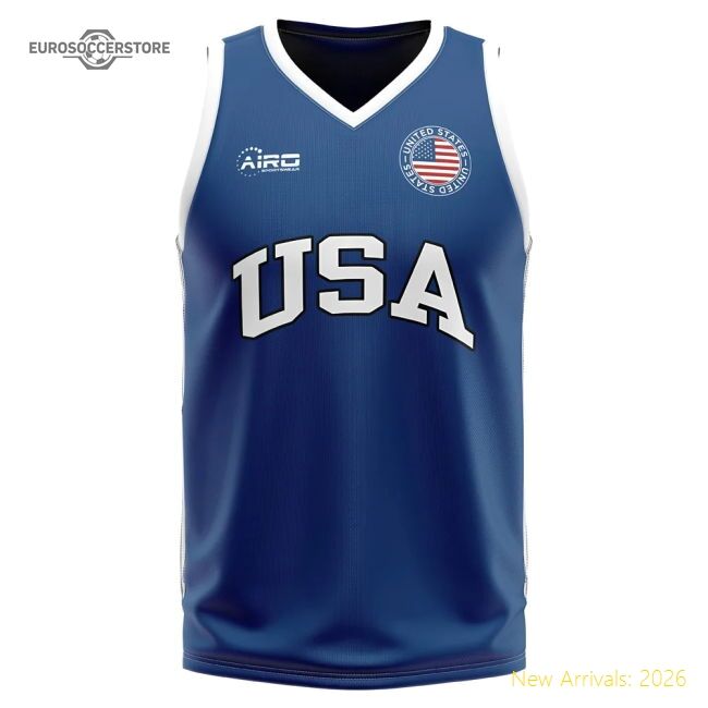 Usa Concept 20242025 Home Shirt  Official Quickdry Climalite