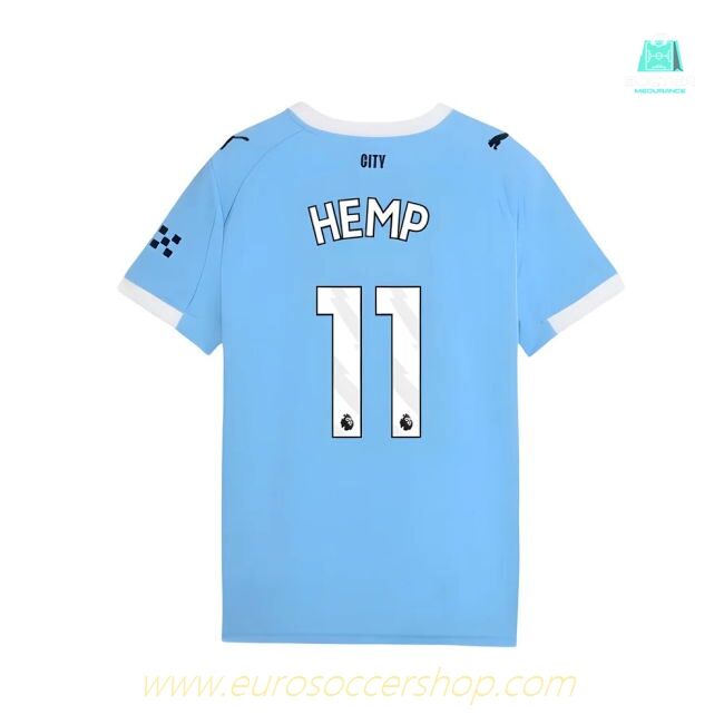 2025-2026 Man City Home Shirt (Kids) (Hemp 11)