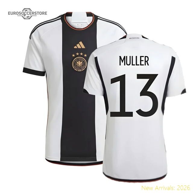 Top Germany 2022-2023 Home Shirt - Ventilation Fashion-forward