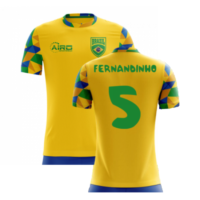 Licensed 2025-2026 Brazil Home Shirt (Kids)