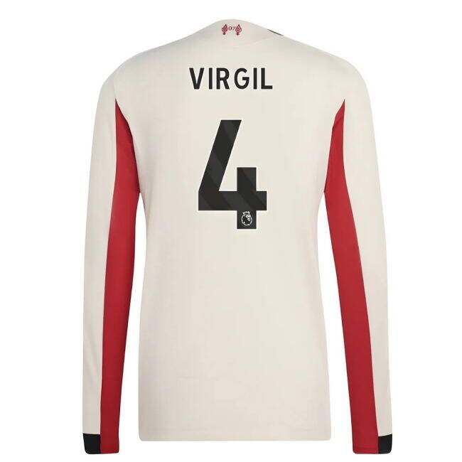 2025-2026 Liverpool Authentic Long Sleeve Away Shirt (Virgil 4)