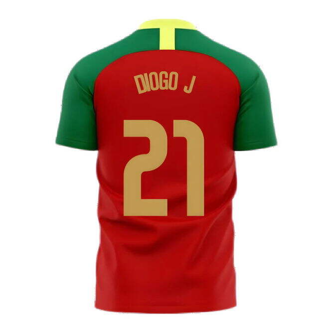 Portugal 2025 Latest Breathable Portugal Home Football Shirt (1)