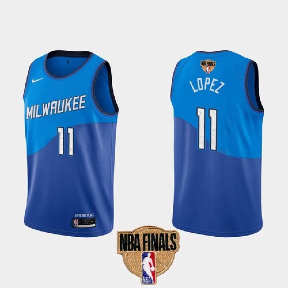 Fan Favorite High-Quality Men's Bucks #11 Brook Blue Basketball Jersey