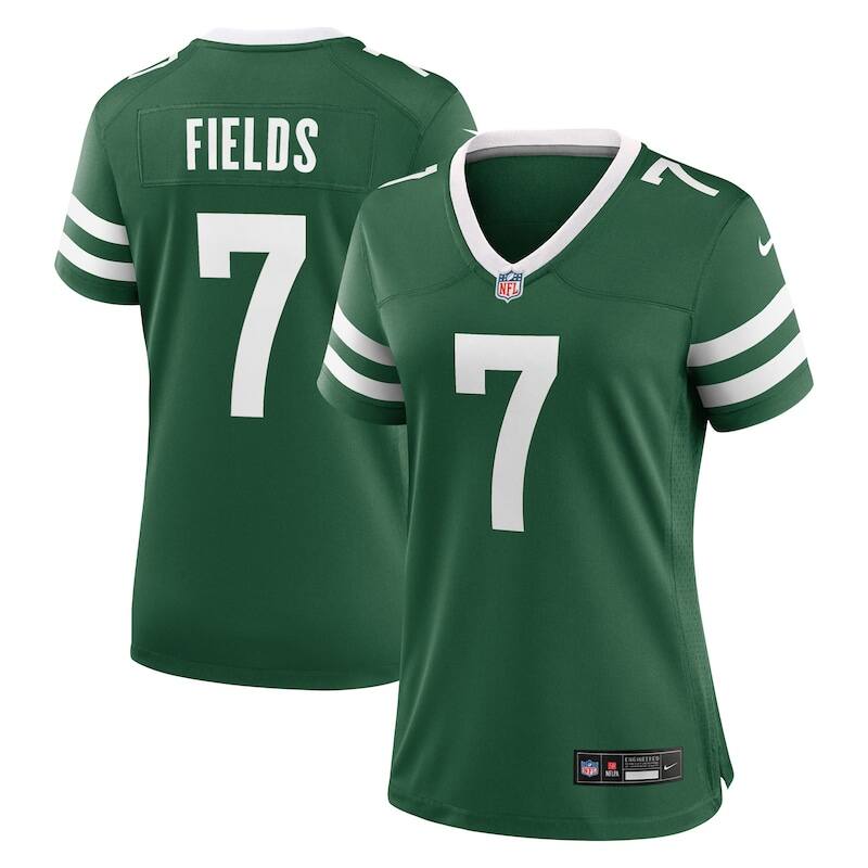 None Justin Fields New York Jets Budget-Friendly Game Jersey