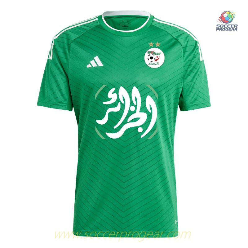 Algeria Palestine Football Jersey 2023 Bright Green