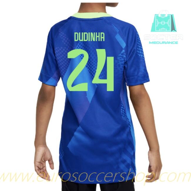 2025-26 Collection International Seleção Brasileira Away Jersey Youth (Dudinha 24)