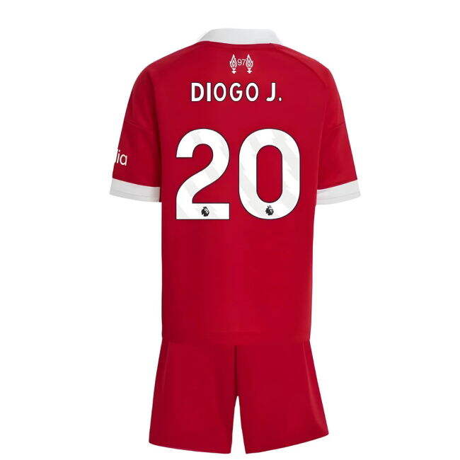 True Liverpool Liverpool Home Mini Kit Diogo J #20 Durable Materia...