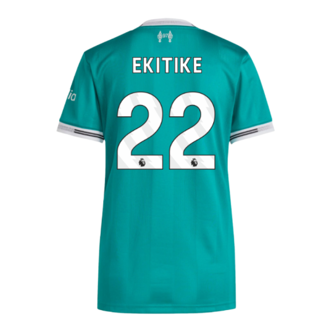 2025-20 Liverpool Third Football Kit Ekitike #22 L M Women S