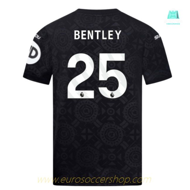 2025-2026 Wolves Goalkeeper Home Shirt (Black) - Kids (Bentley 25)