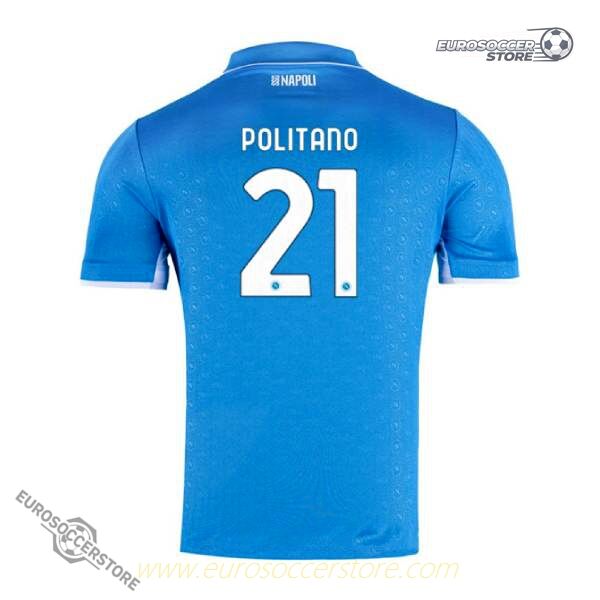 Napoli's 24 - 25 Home Politano 21 Football Jersey