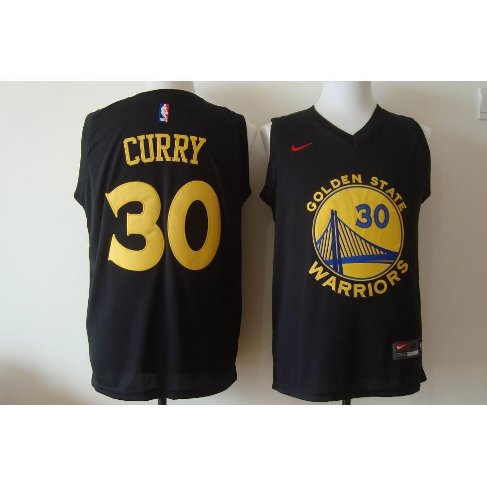 Premium Golden State Warriors Stephen Curry30 Black Jersey -