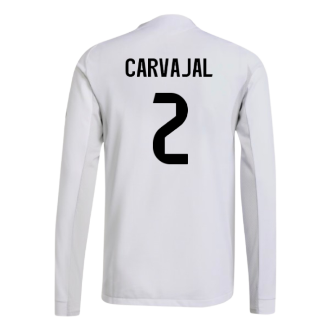 Real Madrid Authentic Long Sleeve 2025-2026 Home Shirt - (Men