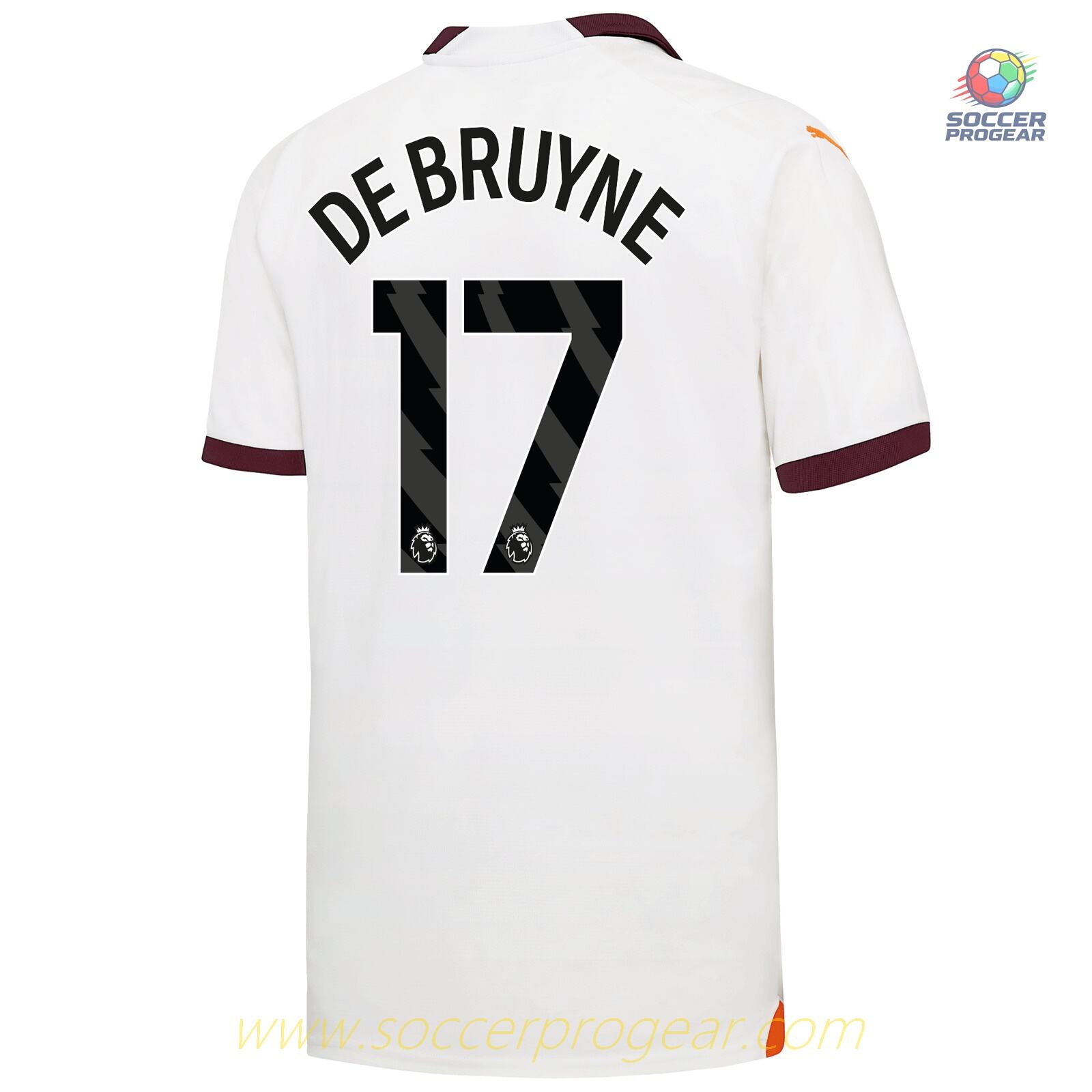 Manchester City Away Shirt 2023 2024 De Bruyne