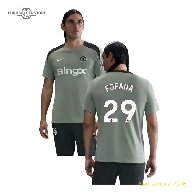 Authentic 2025-2026 Chelsea Strike Training Shirt (jade Green