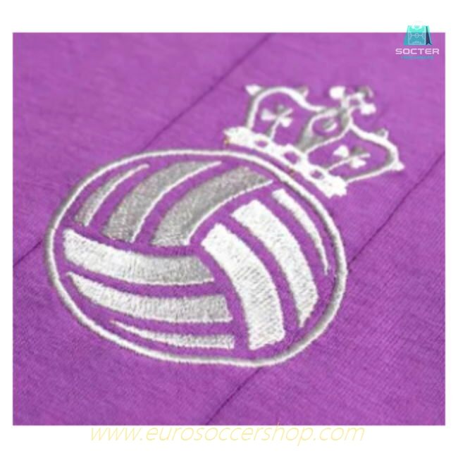 Madrid La Corona Purple Retro Football Shirt