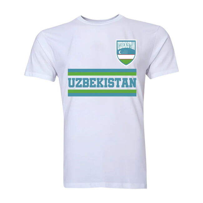 Championship Uzbekistan Core Football Country T-Shirt (White)