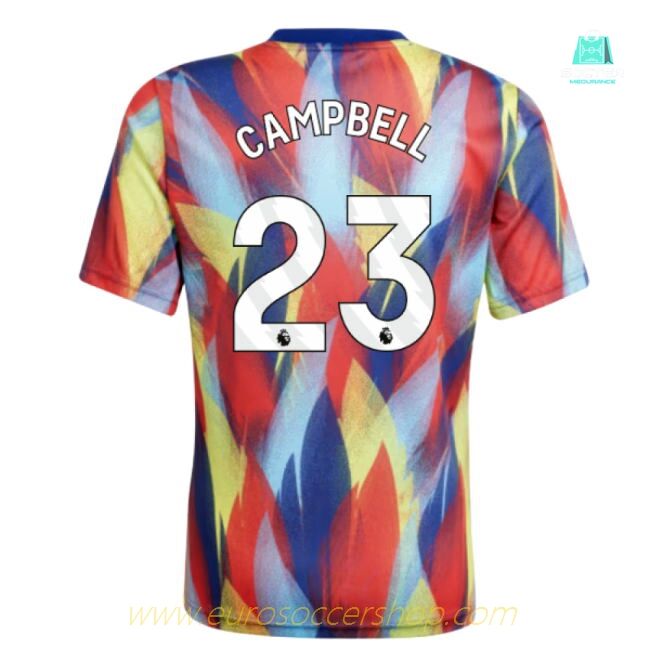 2025-2026 Arsenal Pre-Match Shirt (Victory Blue) - Kids (Campbell 23)