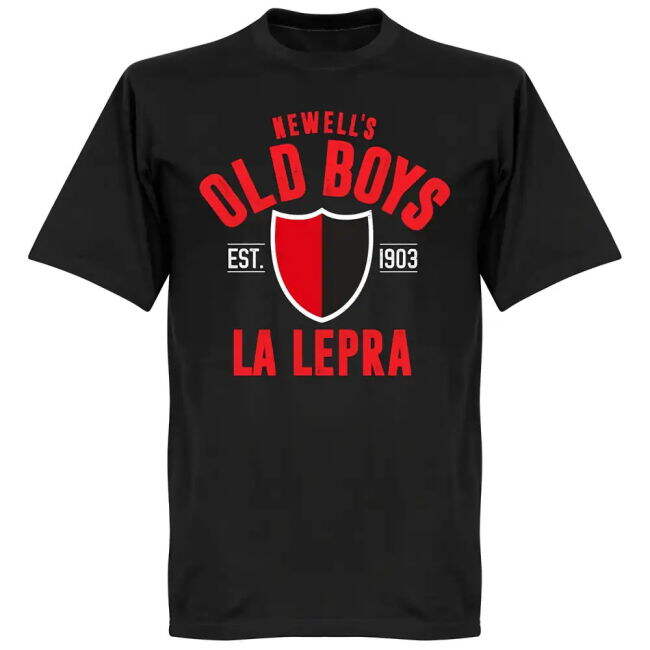 Durable 2025-2026 Football Club T-shirt Black With Vintage Design -