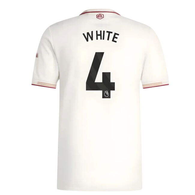 White 4 2026 Collection Arsenal Third Team Kit 2025-2026