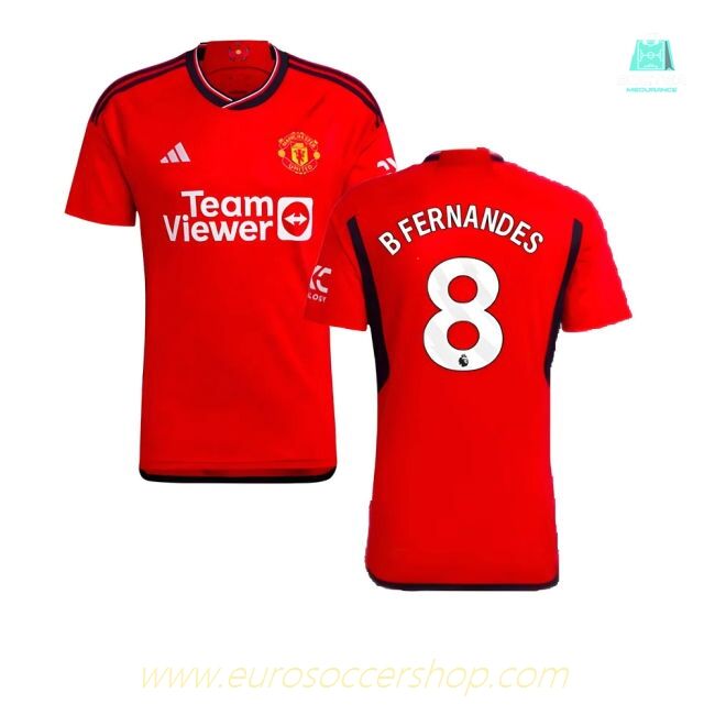2023-2024 Man Utd Home Shirt (B Fernandes 8)