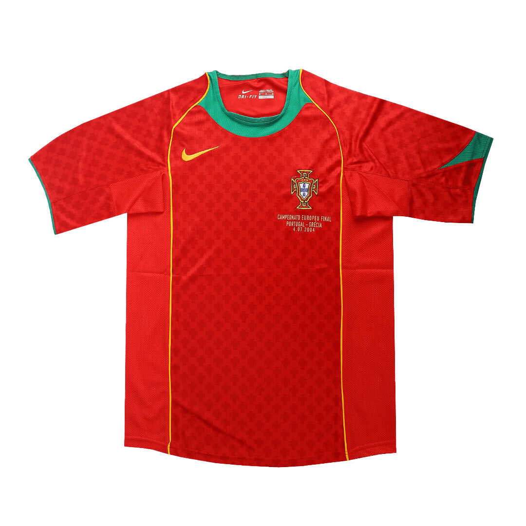 Portugal Home Retro Soccer Jersey 2004 - Euro Final Authentic Kit