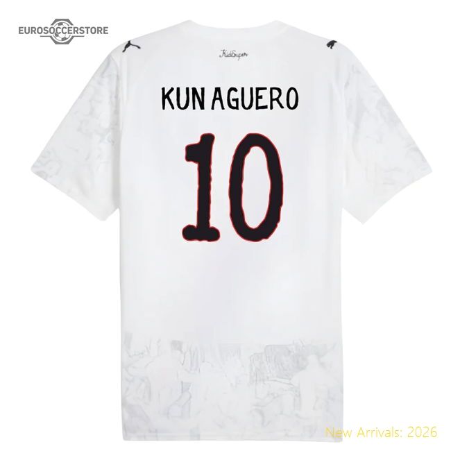 Authentic 2025-2026 Kidsuper X Manchester City Cwc Shirt (white) (kun