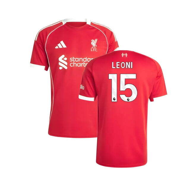 2025-2026 Liverpool Home Shirt (Leoni 15)