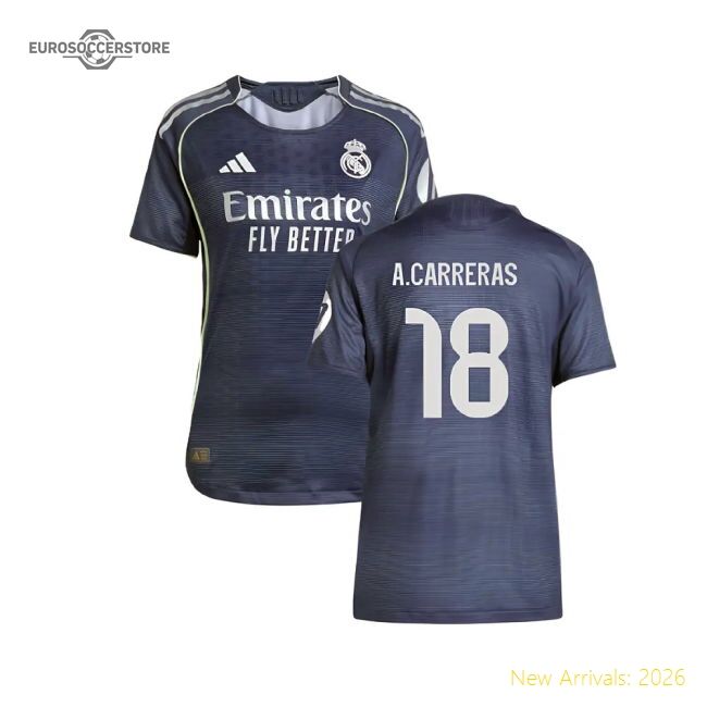 Excellent 2025-2026 Real Madrid Authentic Alternate Jersey (ladies)
