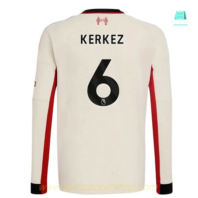 2025-2026 Liverpool Away Long Sleeve Shirt (Kids) (Kerkez 6)